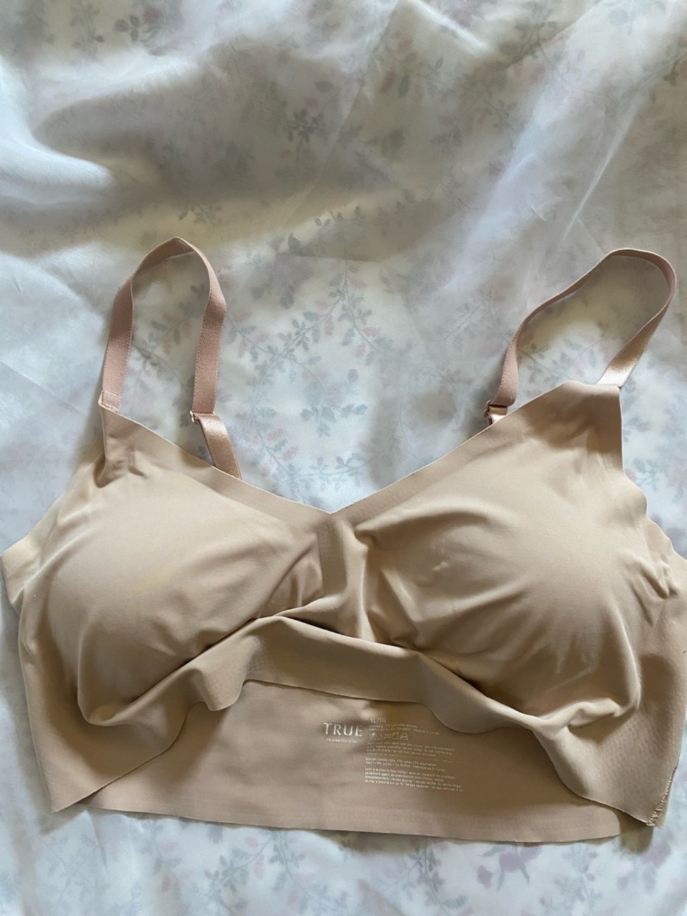 True & Co. Smooth Nude Wireless Bralette - Light Nude